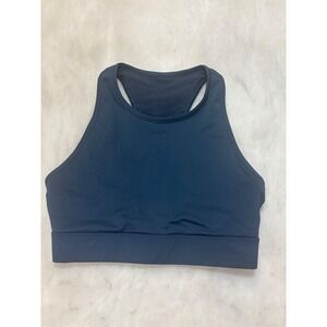 Fabletics‎ Blue Racerback Mesh Back Sports Bra High Support Workout Fitness Sm